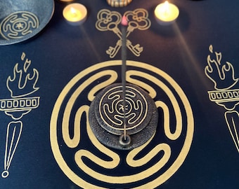 Hecate Triple Goddess Pagan Wiccan Altar Incense holder