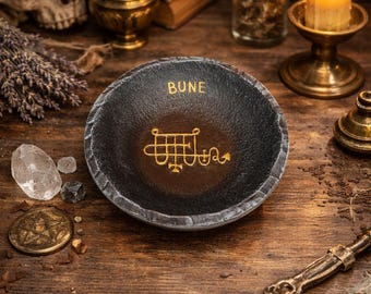 Bune Sigil Goetia Lesser key Solomon Offering plate