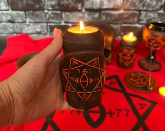 Babalon candlestick Altar Candle holder Witchcraft supplies  Sorcery