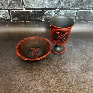 Lucifer Sigil Altar Ritual SET Luciferian Demonology Occult tools Witchcraft Handcrafted