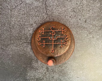 Andromalius Sigil Goetia Lesser key Solomon Incense holder