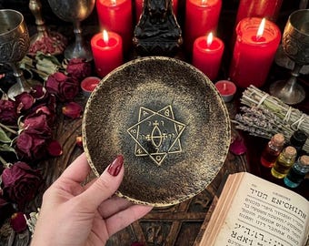 Babalon Thelema Crowley Altar Ritual offering bowl