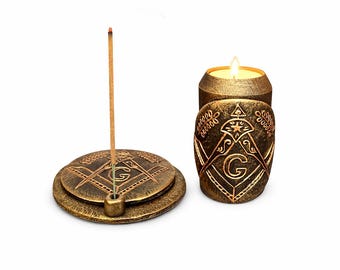 Conjunto de altar de la masonería