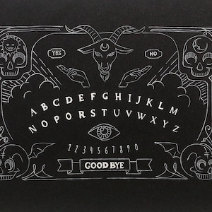 Panno di Satana Ouija Decorazione gotica Altare della strega Altare Forniture per stregoneria Fatto a mano