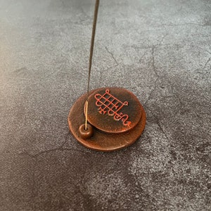 Bune Sigil Goetia Demon Ritual Altar incense holder Solomon Demonology Occult Witchcraft supplies Sorcery Handcrafted
