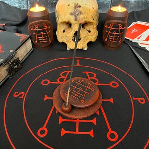 Ipos incense holder Goetia 72demon Censer sigil Ritual Thurible Solomon demonology Witchcraft supplies