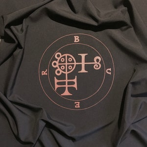 Buer Goetia Demon Sigil Ritual Altar Tablecloth Lesser key Solomon Demonology Witchcraft supplies Handcrafted