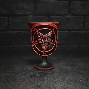 Baphomet Sigil Satanism Occult Anton Lavey cup