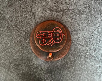 Shax Sigil Incense Holder, Goetia Demon Altar Decor, Ritual Tool