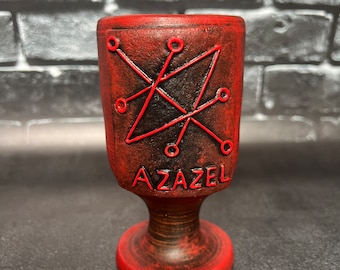 Azazel Sigil Altar Occult Cup