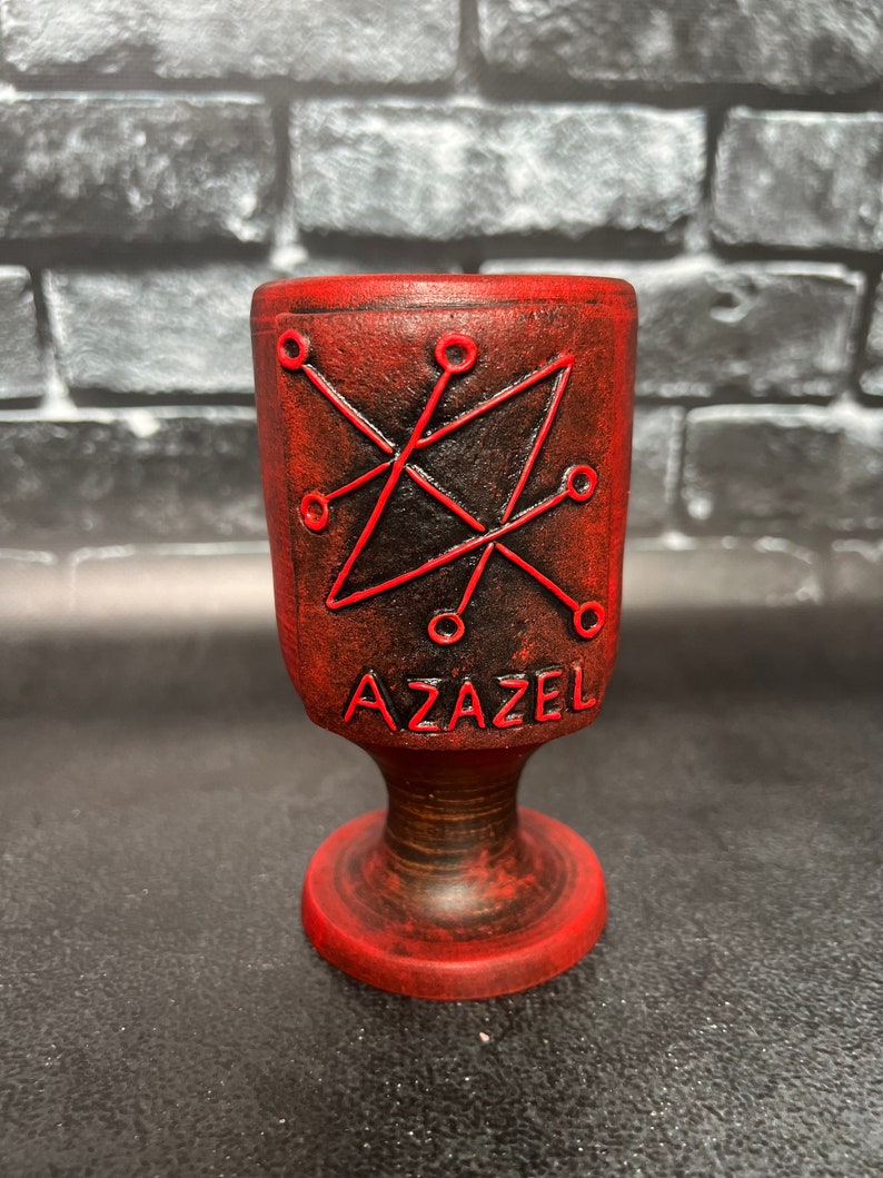 Azazel Sigil Altar Cup Demon Chalice Fallen Angel Luciferian Path ...