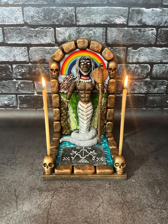 Damballah Wedo Haitian Voodoo Altar Statue - Etsy
