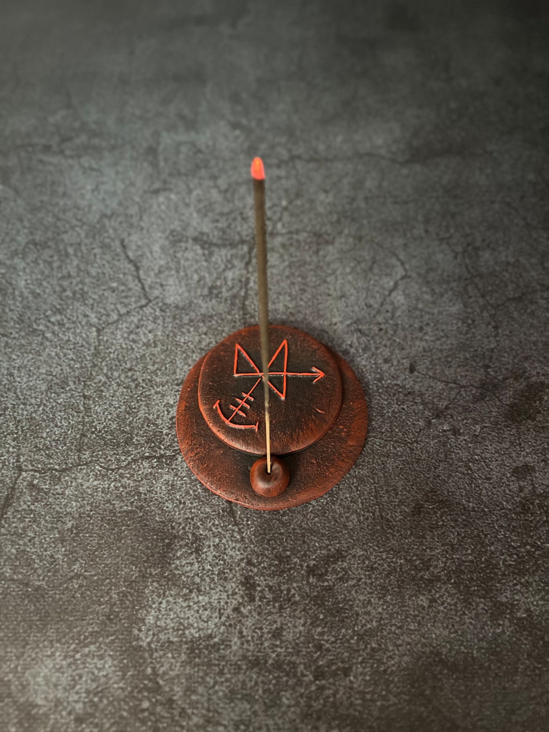 Abaddon Incense Holder Demon Censer Sigil Ritual Altar Tool Etsy