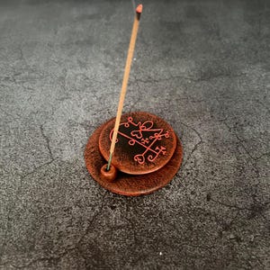 Beleth Sigil Goetia  demon Altar incense holder Thurible Ritual Witchcraft supplies Sorcery Handcrafted