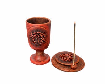 Medusa Gorgon Greek Mythology Altar SET