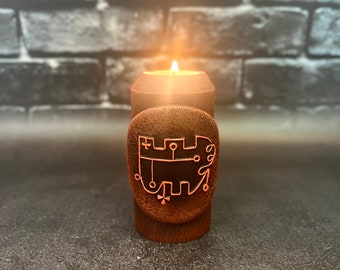 Stolas sigil Goetia Lesser key Solomon Candlestick