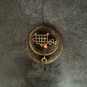 Bune Sigil Incense Holder | Goetia Demon Altar Tool | Solomon Magic Ritual Decor | Demonology Witchcraft Supplies