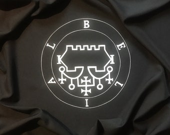 Mantel Belial Sigilo del demonio Goetia Altar Ritual Llave Menor Salomón Suministros de brujería Hechicería Hecho a mano