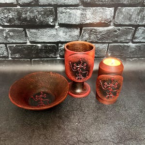 Pazuzu Altar Ritual SET Demonology Occult tool Handcrafted Witchcraft supplies Sorcery
