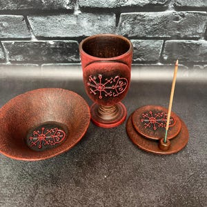 Valac sigil Goetia Altar SET Ritual tool Lesser key Solomon Demonology Witchcraft supplies Sorcery