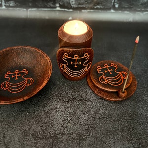 Agares Goetia Demon Sigil Altar Ritual Set Solomon magic Demonology Occult tool Witchcraft supplies Handcrafted