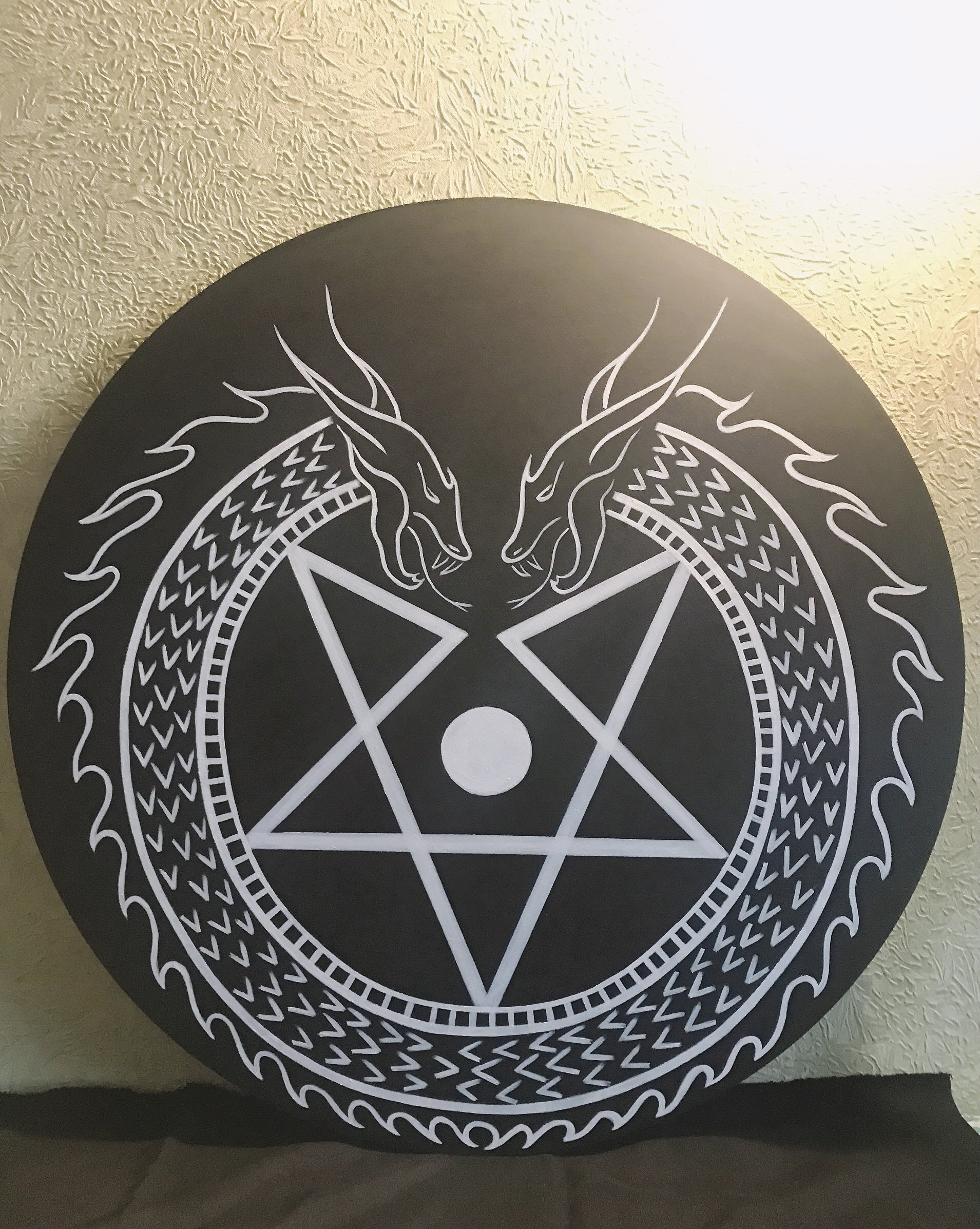 Azerate Dragon Chaos Magic Altar Ritual Wall Plaque Anti Cosmic