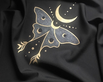 Moth and Moon Tablecloth