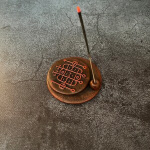 Forneus Goetia Demon Sigil Altar Ritual incense holder Solomon magic Witchcraft supplies Handcrafted
