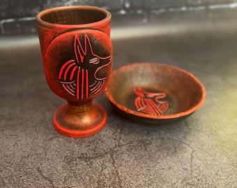 Ägyptischer Anubis Altar SET