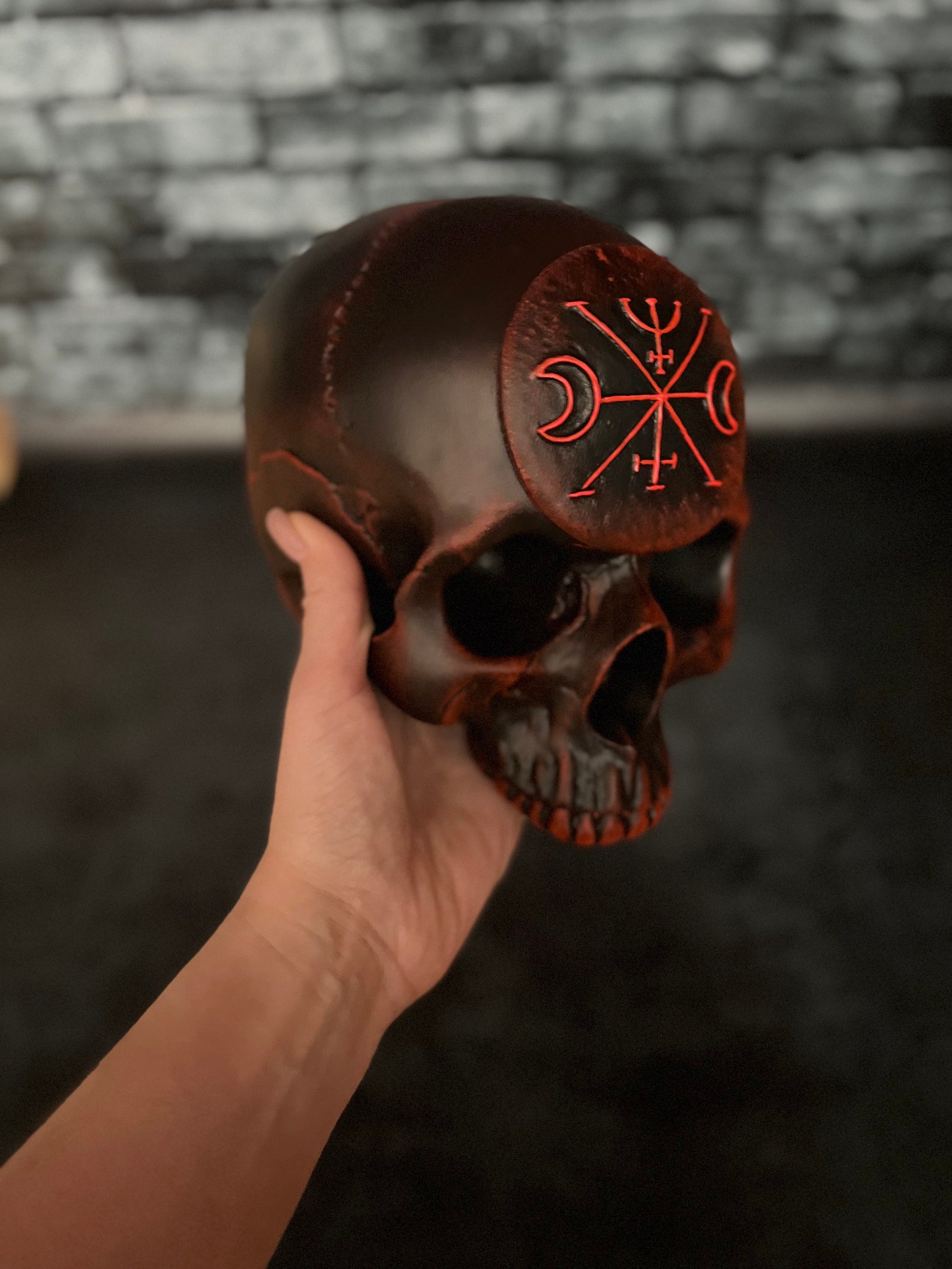 Murmur Skull Goetia Demon Sigil Ritual Altar Occult Altar - Etsy