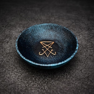 Cuenco de ofrendas del altar del sigilo de Lucifer Herramienta oculta
