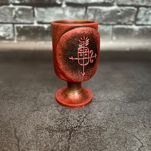 Santa Muerte Heiliger Tod Altar Tasse Ritual Kelch Hexerei Zubehör Handgefertigt
