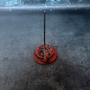 Asmodeus incense holder Goetia demon censer sigil Witch Thurible Altar Witchcraft supplies Sorcery