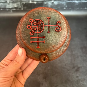 Buer Goetia demon Sigil Altar Ritual incense holder Witchcraft supplies Handcrafted