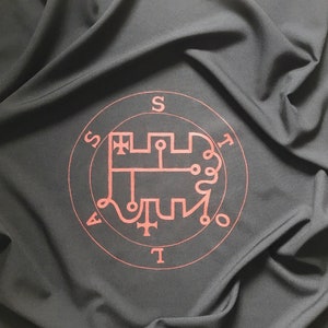 Stolas Goetia Dämon Sigil Altar Ritual Tischdecke Kleiner Schlüssel Solomon Hexerei Lieferungen Handgefertigt