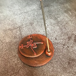 Bael Demon Sigil Goetia Altar Ritual incense holder Solomon magic Witchcraft supplies Sorcery Handcrafted