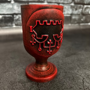 Goetia 72 Demons sigil Altar Ritual Goblet Lesser key Solomon Demonology Witchcraft supplies  Sorcery Handcrafted