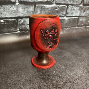 Pazuzu Demon Altar Cup Ritual tool Magic Accessories Handcrafted Occult Art Witchcraft supplies Sorcery