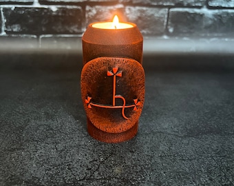 Lilith Kerzenständer | Dämonologie Altar Dekor | Okkultes Ritual Werkzeug | Hexerei Zubehör | Handgefertigter zauberhafter Kerzenhalter
