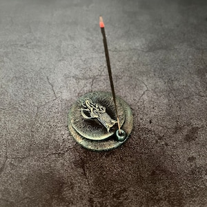 Santa Muerte Incense Holder | Holy Death Altar Tool | Witchcraft | Sorcery Supply | Occult Ritual Decor | Handcrafted Offering Burner