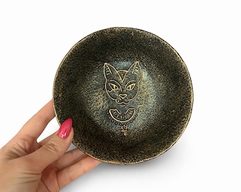 Bastet Cat Goddess Egyptian Altar Ritual Offering bowl