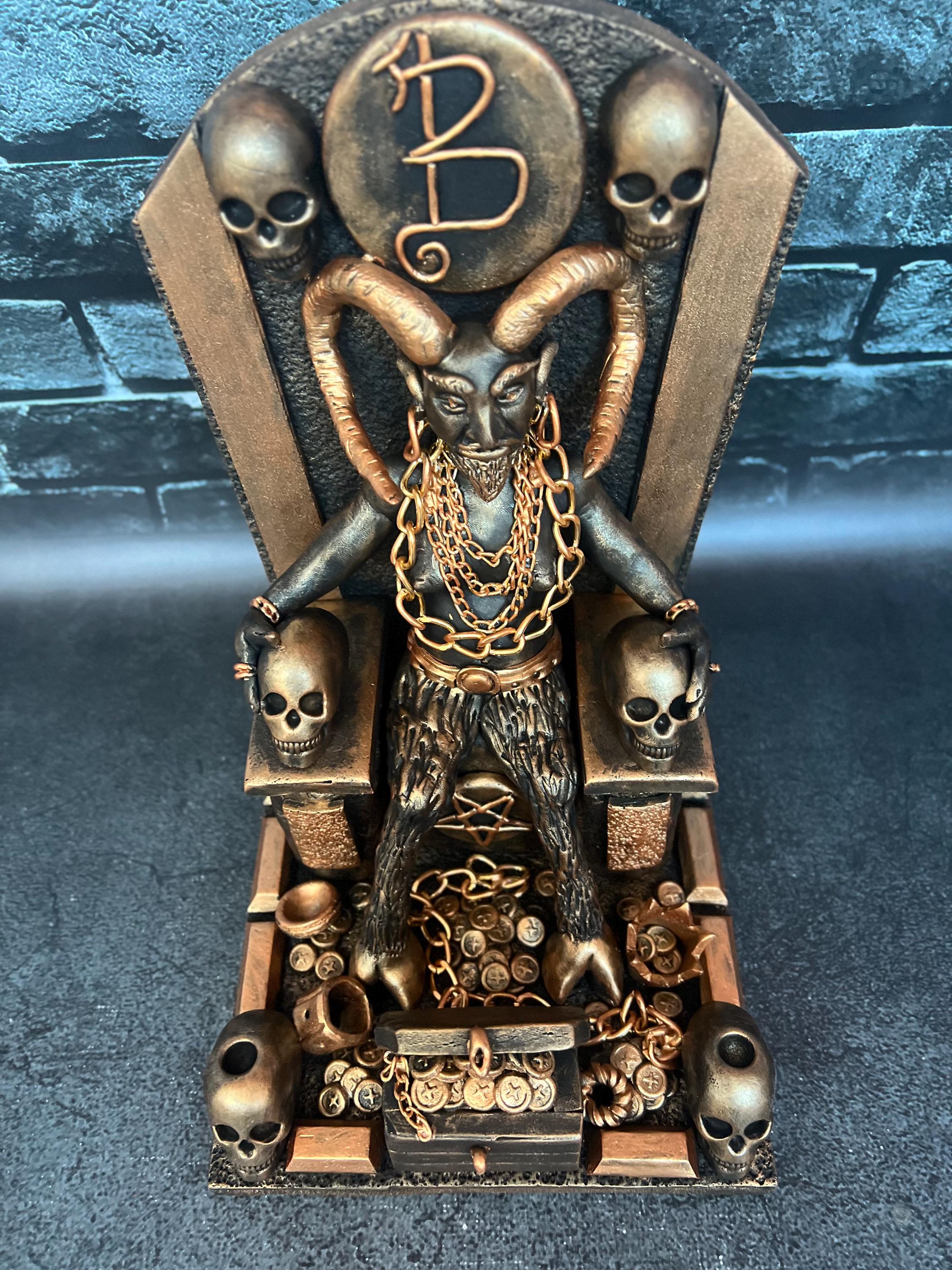 Mammon Demon Sigil Altar Ritual Statue - Etsy