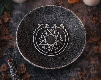 Piatto per l'offerta rituale dell'altare Azerate Sitra Achra