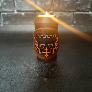 Belial Goetia Demon Sigil Altar Ritual candlestick Lesser key Solomon  Witchcraft supplies Handcrafted