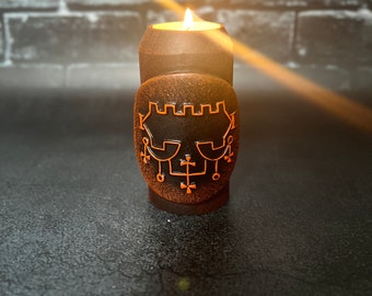 Belial Goetia Demon Sigil Altar Ritual candlestick Lesser key Solomon  Witchcraft supplies Handcrafted