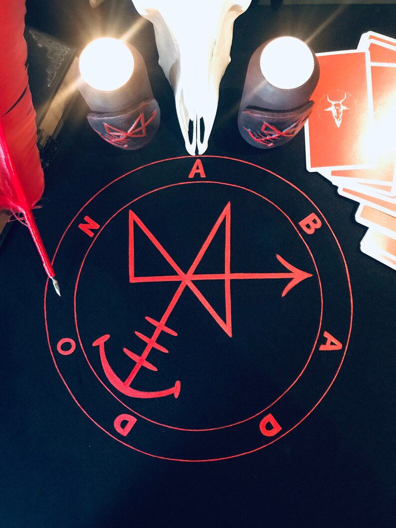 Abaddon Sigil Altar Tablecloth - Etsy