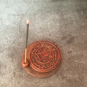 Solomon Sigil Geheim zegel Altaar Ritueel wierookhouder Solomon magie Hekserijbenodigdheden Tovenarij handgemaakt