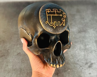 Goetia Stolas Sigil Kleiner Schlüssel Solomon Skull