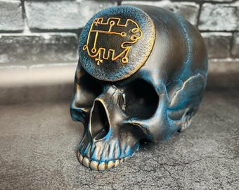 Stolas Sigil Goetia Solomon magic Skull