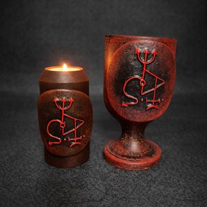 Conjunto de Ritual do Altar Samael Qliphoth